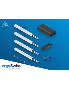 système de réglage en hauteur Ergoswiss Electrique SLA.3 4330 EU 600kg course 300 mm