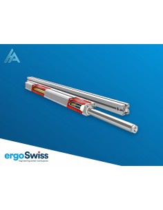 Jambe de table TQ 1440 A:640 avec Tuyau Ergoswiss