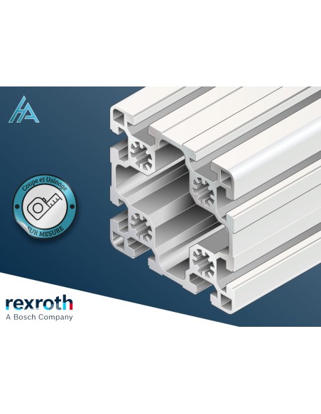 Profilé aluminium 90x90L Bosch Rexroth sur mesure