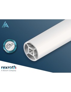 Profilé aluminium rond D28 Bosch Rexroth sur mesure