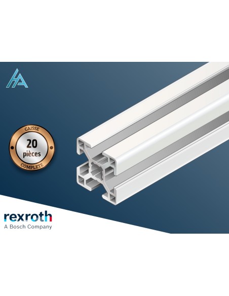 Profilé aluminium d'étayage 30x30 20x Lg 6070mm Bosch 3842557206