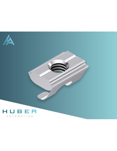 Coulisseau basculant à ressort Rainure 10mm M8 Compatible Bosch Rexroth