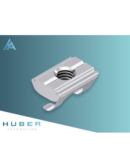 Coulisseau basculant à ressort Rainure 8mm M6 Compatible Bosch Rexroth