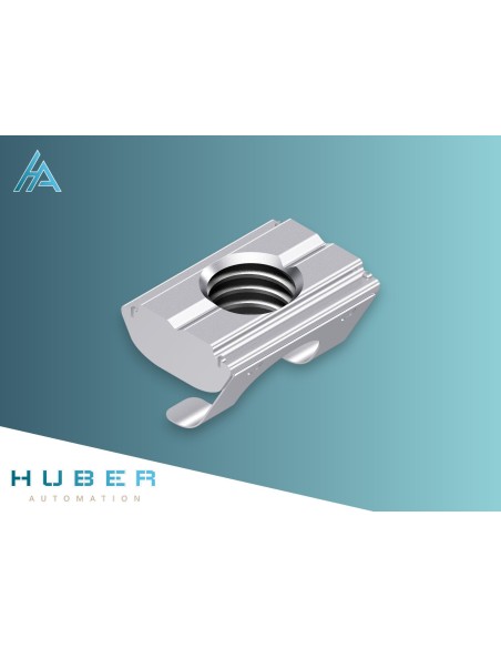 Coulisseau basculant à ressort Rainure 8mm M8 Compatible Bosch Rexroth