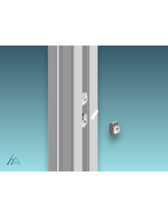 Ecrou à tête rectangulaire R8 M5 Compatible Bosch Rexroth 2