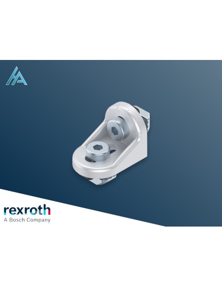Equerre R28X28X38 10-10 Silver SET Bosch Rexroth 3842538704