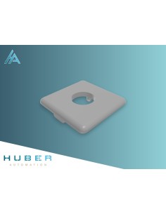 Cache à trou diamètre 17mm  45x45 gris Compatible Bosch Rexroth