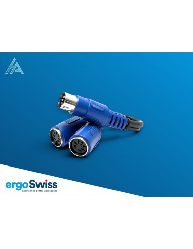 Câble Split deux télécommandes Ergoswiss 124.00070