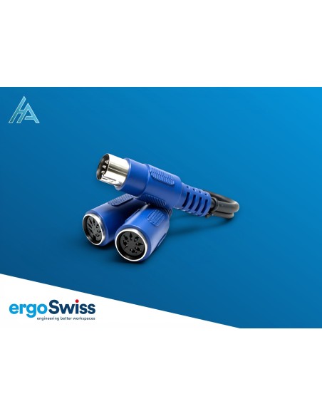Câble Split deux télécommandes Ergoswiss 124.00070