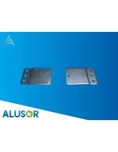 Jeu de 2 pattes pour fixation de prise Alusor