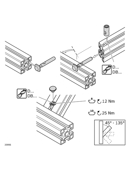 JOINT DE SERRAGE RAPIDE 10-S/N  Bosch Rexroth 3842535635
