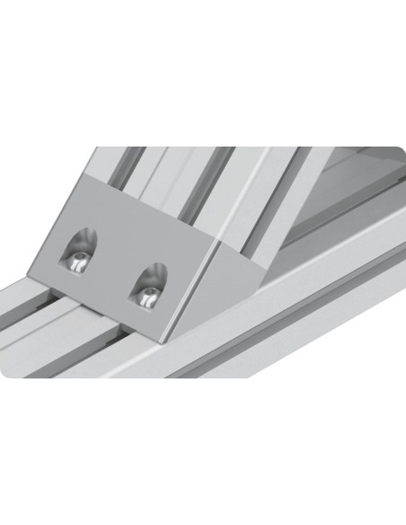 Connecteur d'angle 45° 90x45 SILVER 093WS90145N10