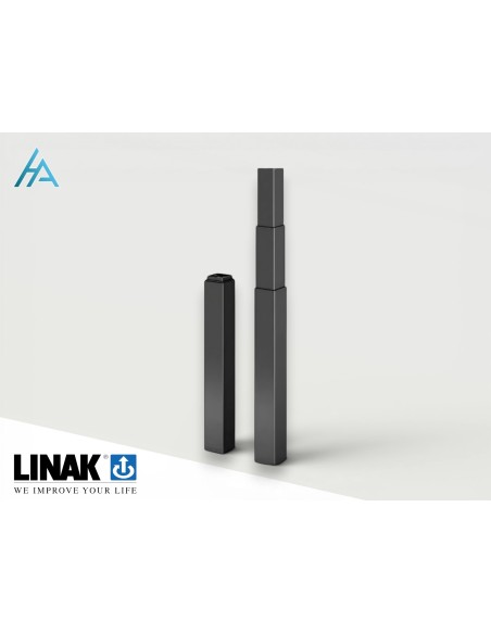 Colonne de levage Linak DESKLINE® DL17 course 660 mm 700N 38 mm/s