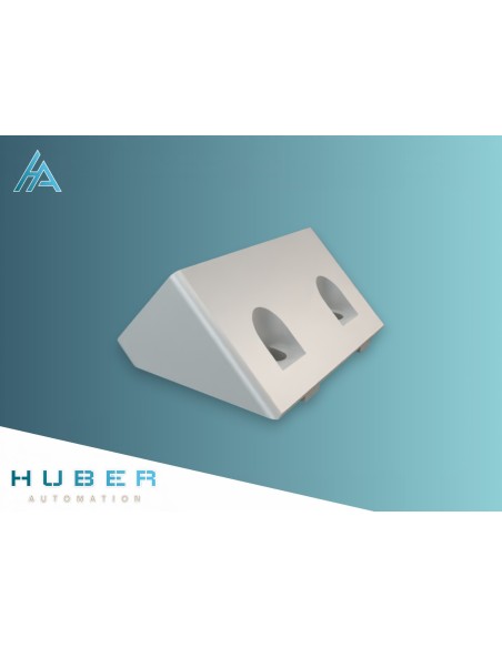 Connecteur d'angle 45° 90x45 SILVER 093WS90145N10