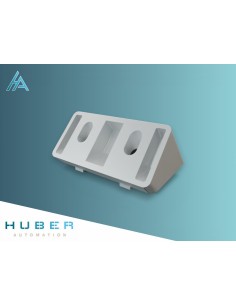 Connecteur d'angle 45° 80x40 SILVER 093WS80145N08