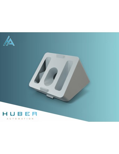 Connecteur d'angle 45° 40x40 SILVER 093WS40145N08