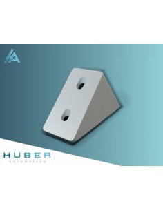 Connecteur d'angle 45° 40x80 SILVER 093WS40245