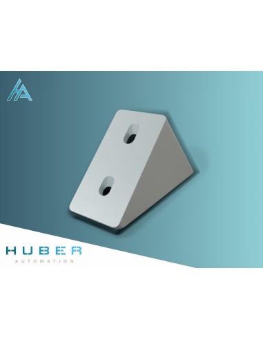 Connecteur d'angle 45° 40x80 SILVER 093WS40245