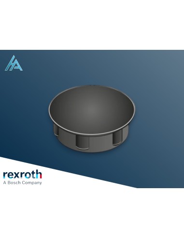 Cache raccord en cube D18, Noir ESD Bosch Rexroth 3842548705